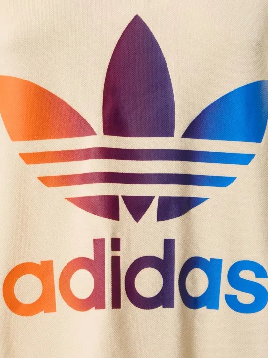 adidas Originals   Logo print v-neck dress 