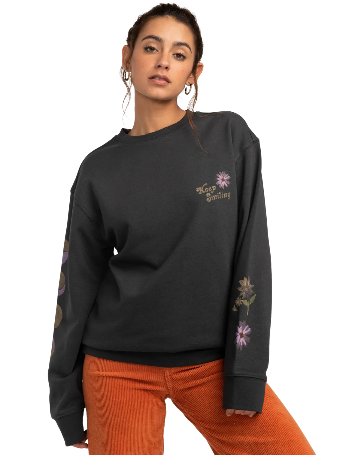 After Surf Sweatshirt in Off Black