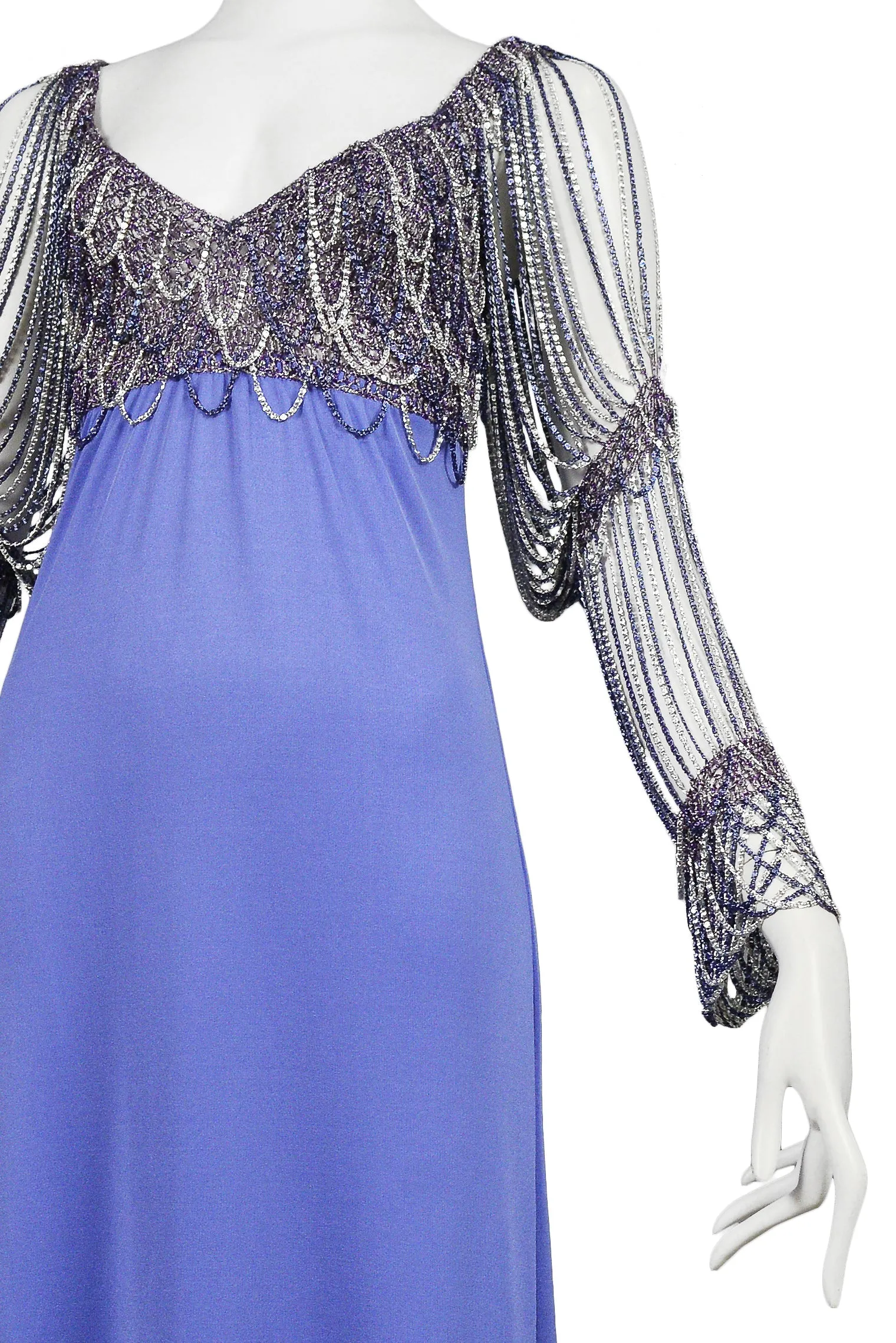 AZZARO ICONIC 1970S CHAIN GOWN