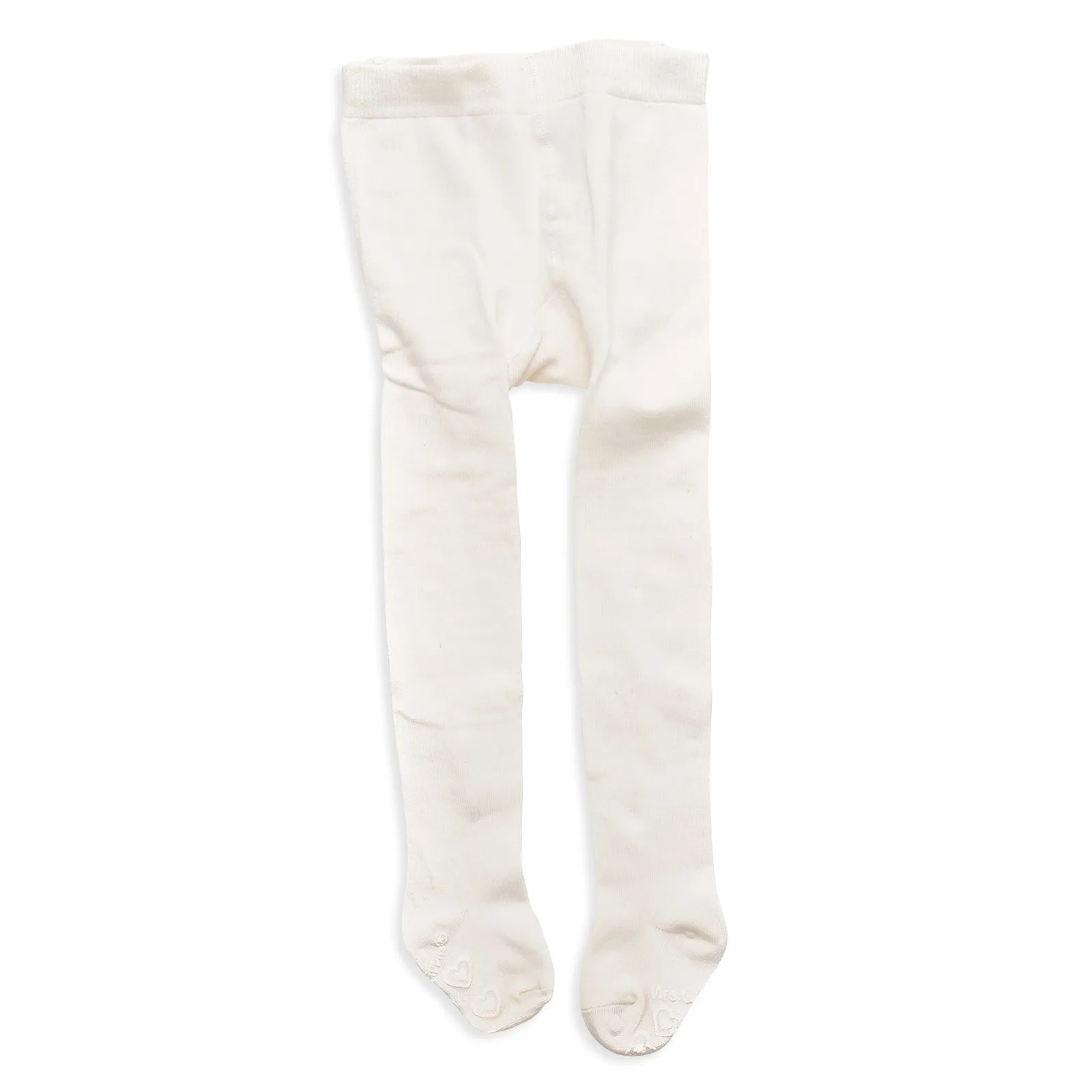 Baby/Kids Tights with Grips - Ivory White 3-pack