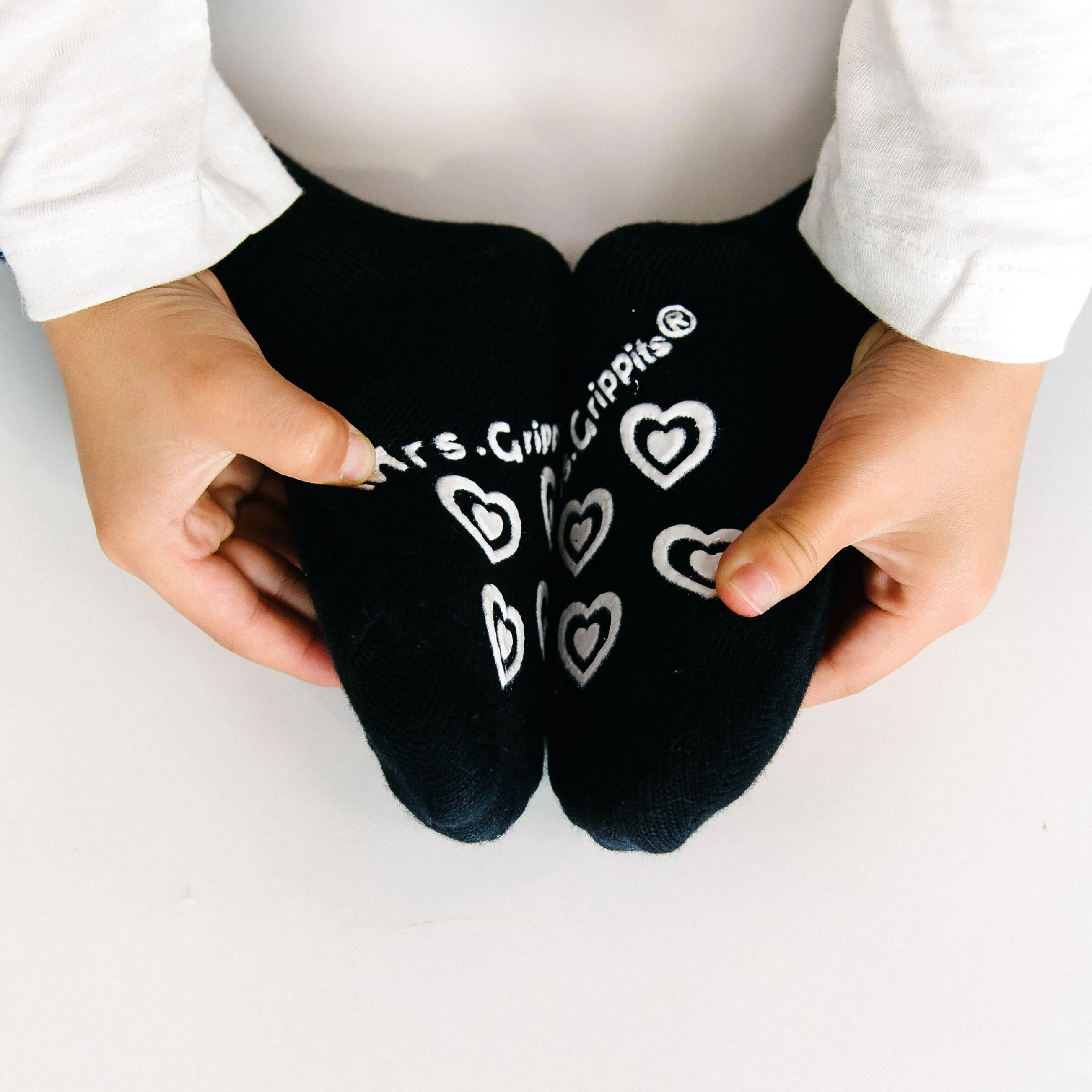 Baby/Kids Tights with Grips - Navy 3-pack