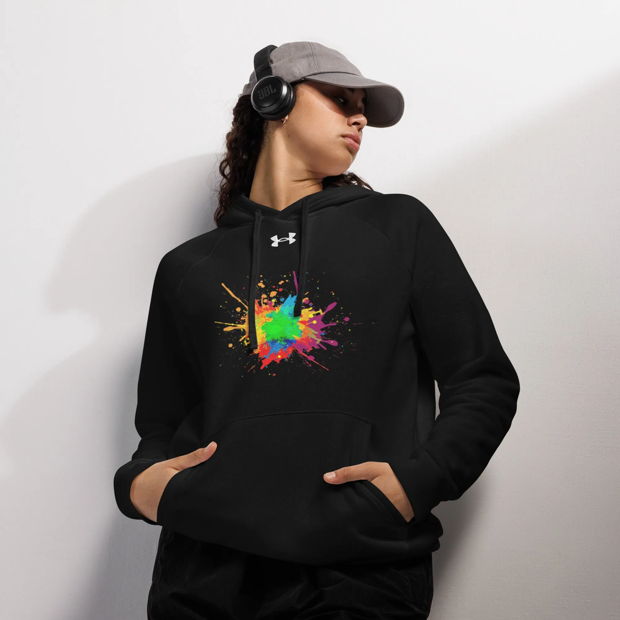 Black Splash Under Armour® hoodie