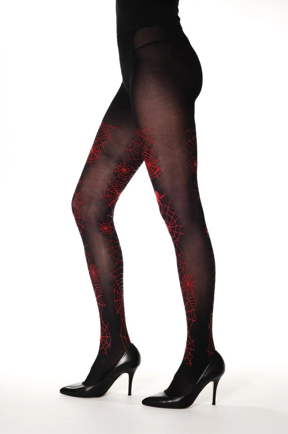 Black With Red Spiders (Halloween)