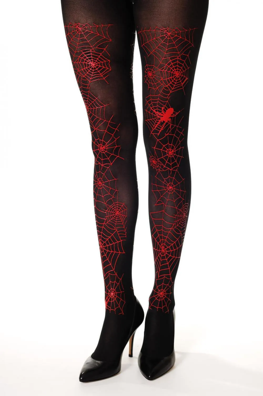 Black With Red Spiders (Halloween)