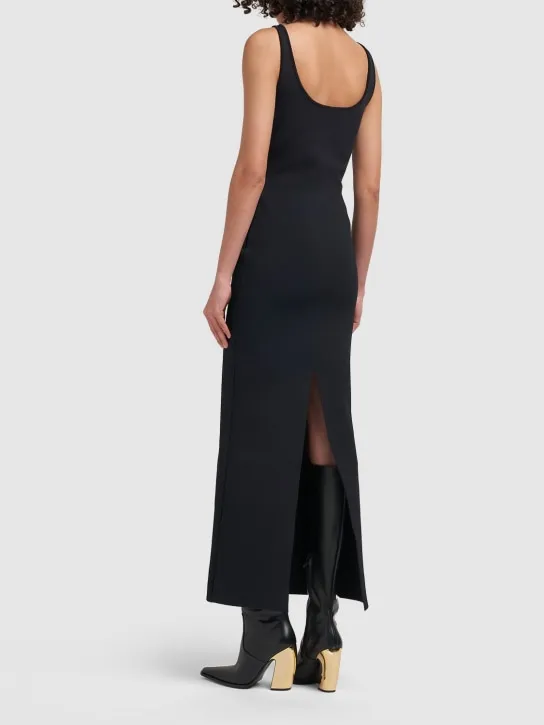 Bottega Veneta   Compact viscose blend long dress 