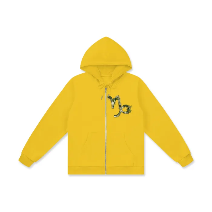 Capricorn Men's Cotton Zip Hoodie