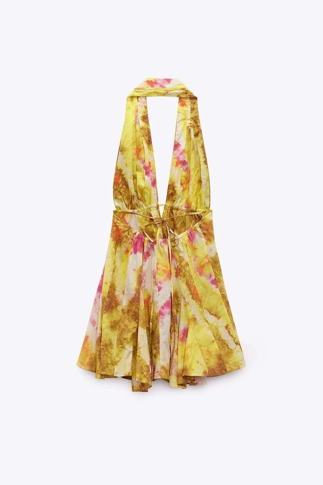Charlotte - Vibrant Backless Flare Mini Dress