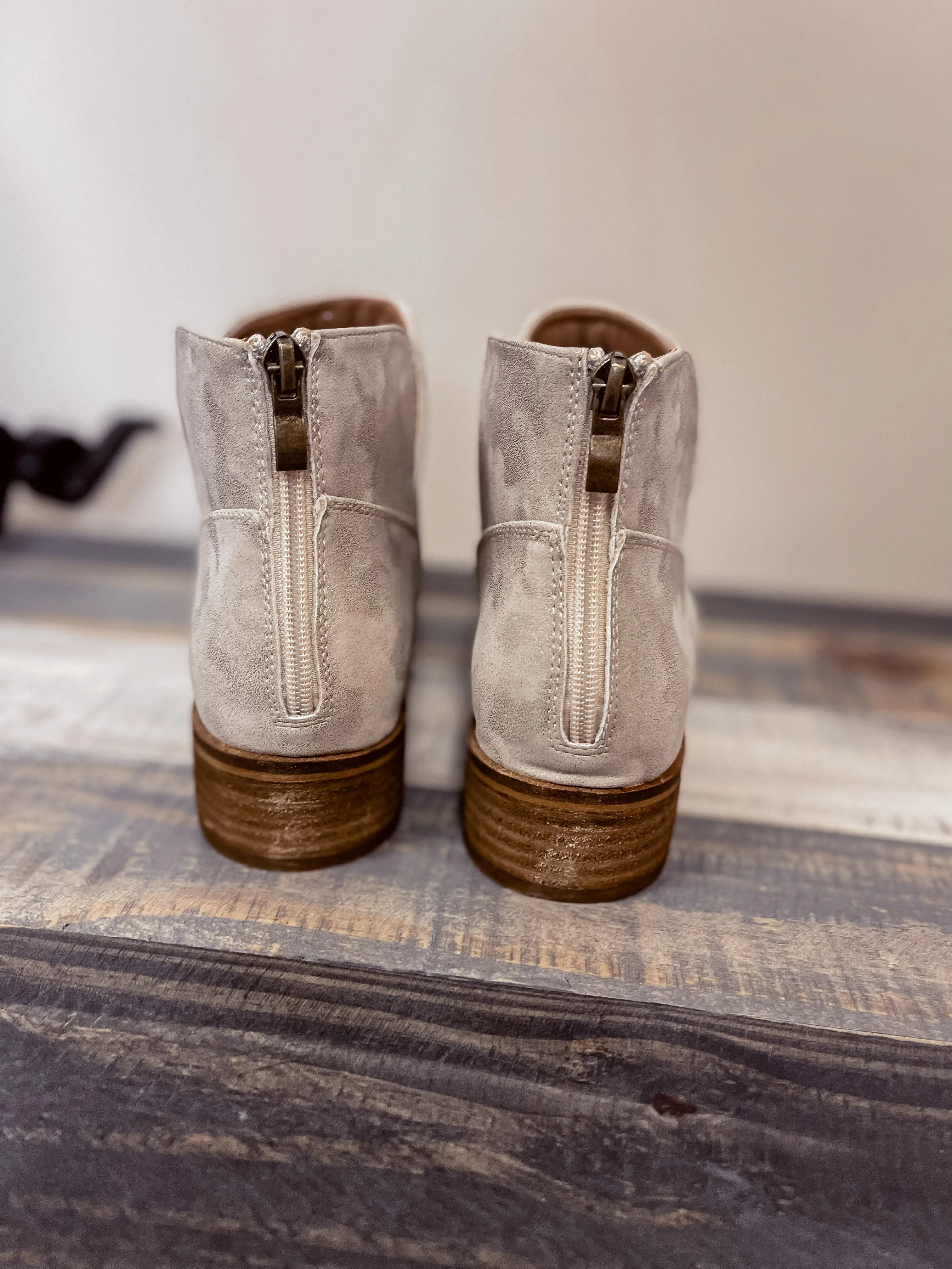 Corkys Curry Gold Metallic Bootie