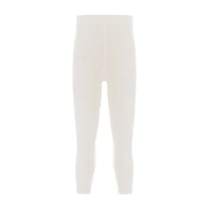 Cream Bamboo Cotton Tights