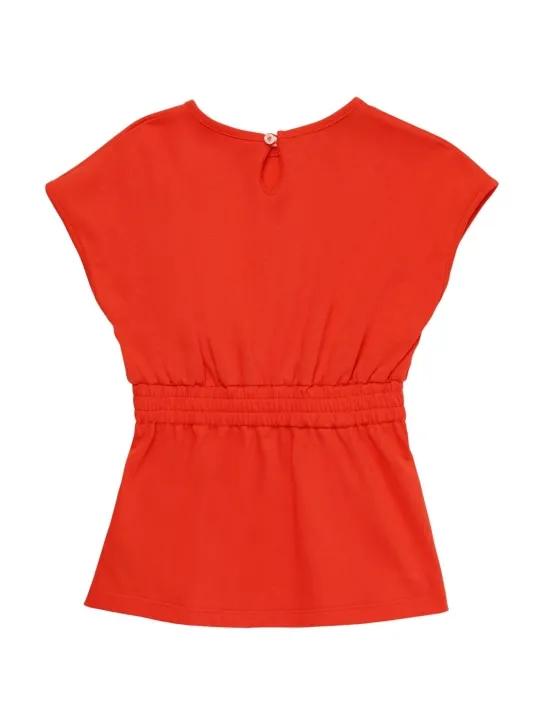 Dsquared2   Icon logo print cotton jersey dress 