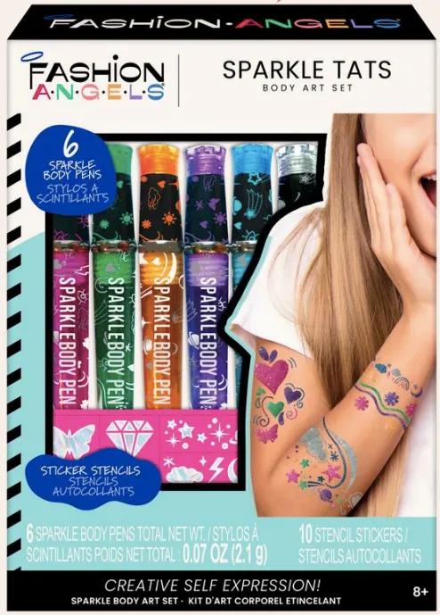 Fashion Angels Sparkle Tats Body Art Set