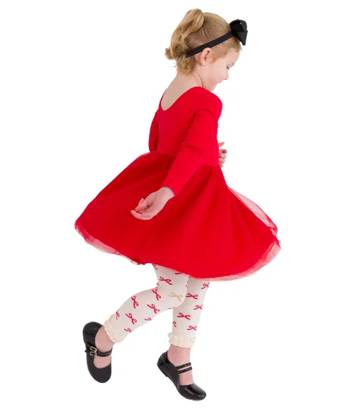 Footless Ruffle Tights