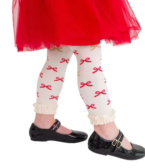 Footless Ruffle Tights