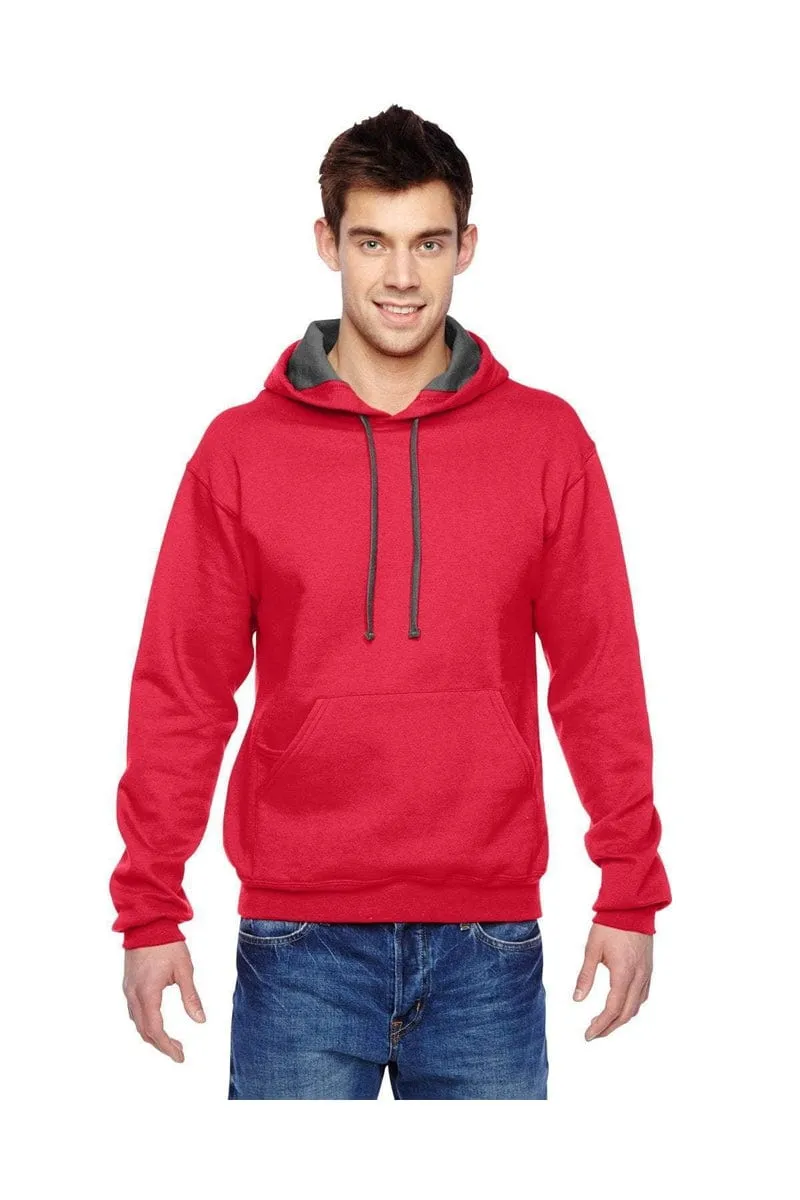 Fruit of the Loom SF76R: Adult 7.2 oz. SofSpun(r) Hooded Sweatshirt