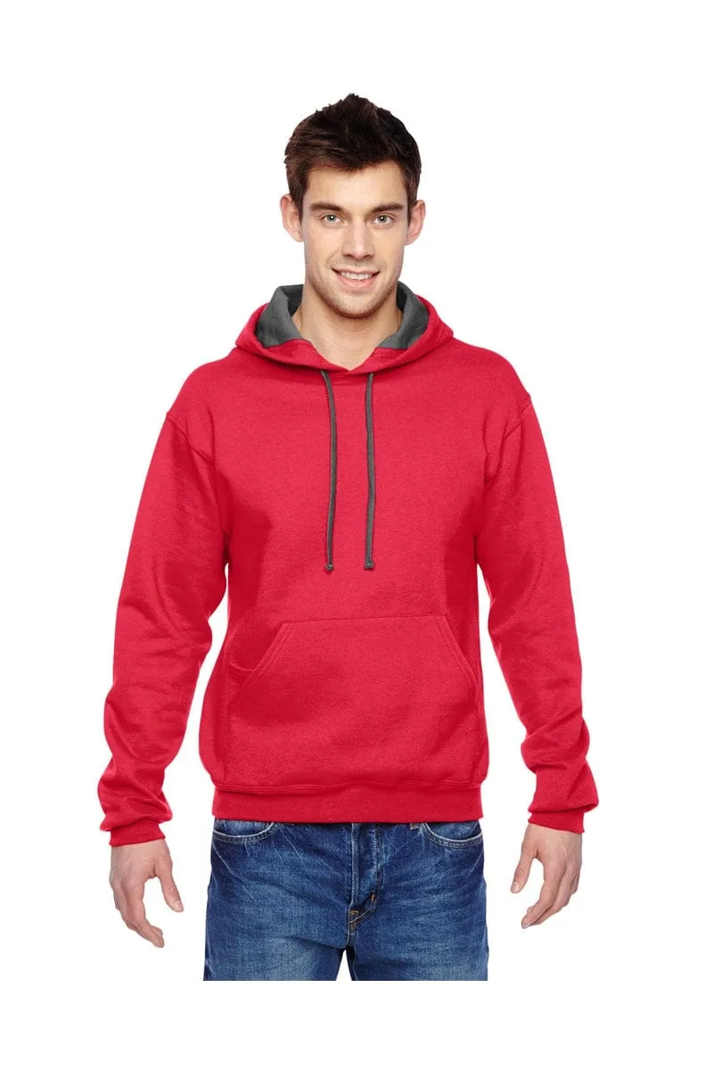 Fruit of the Loom SF76R: Adult 7.2 oz. SofSpun(r) Hooded Sweatshirt