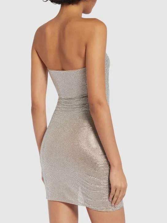 Giuseppe Di Morabito   Embellished jersey mini dress 