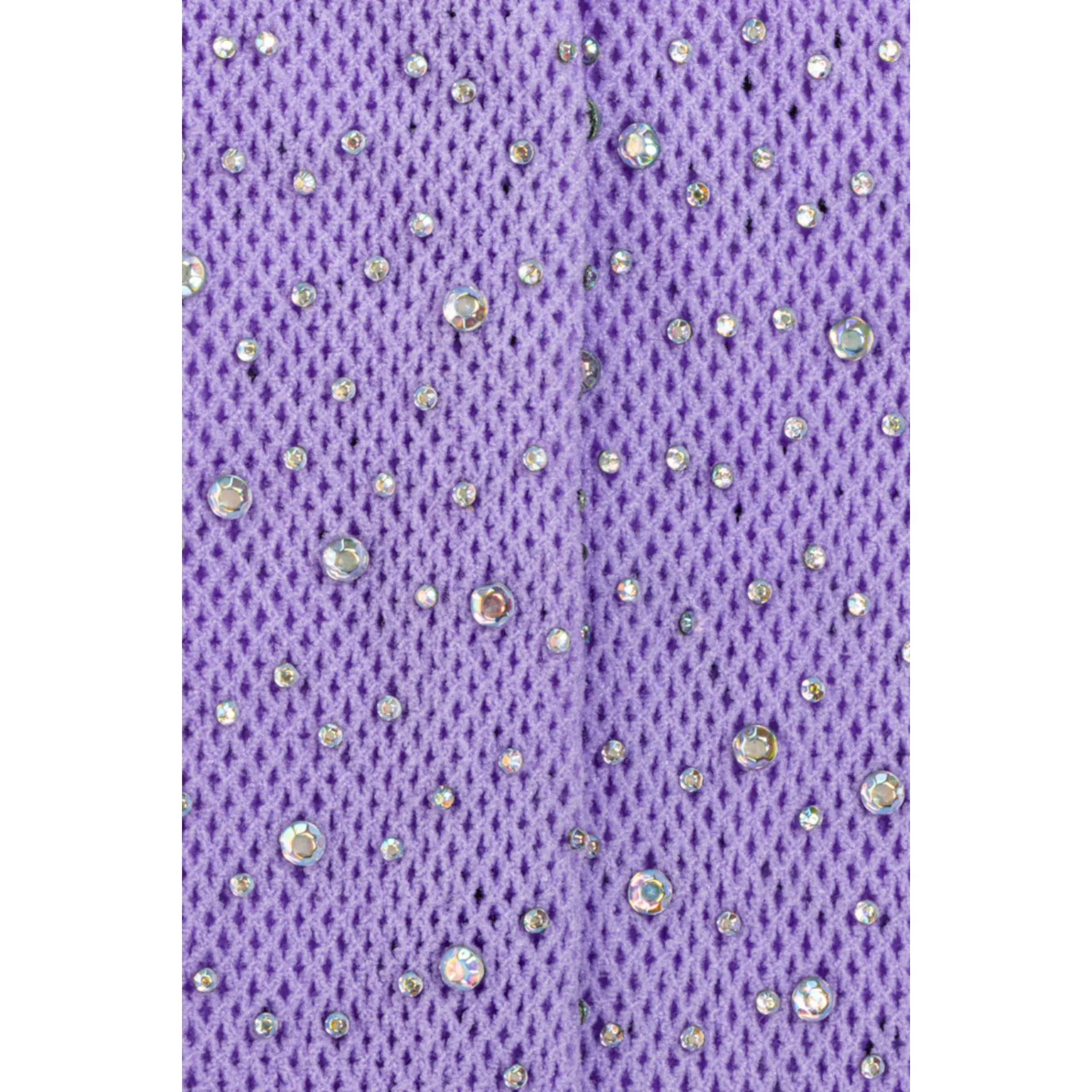 Great Pretenders Rhinestone Tights Lilac