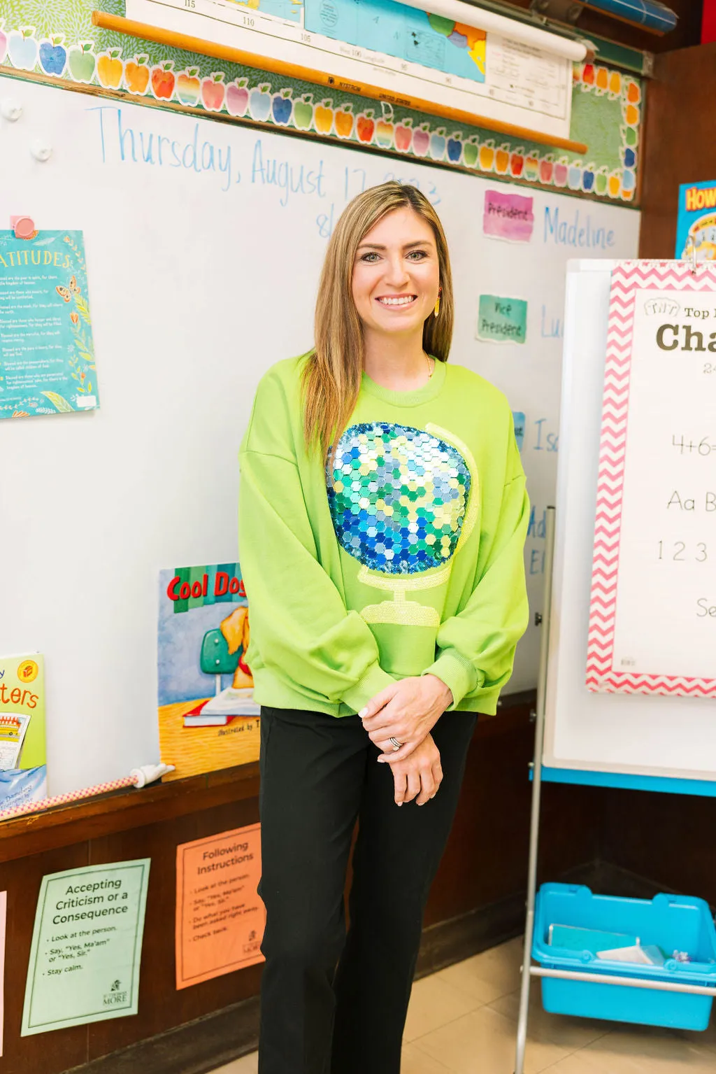 Green Globe Sweatshirt