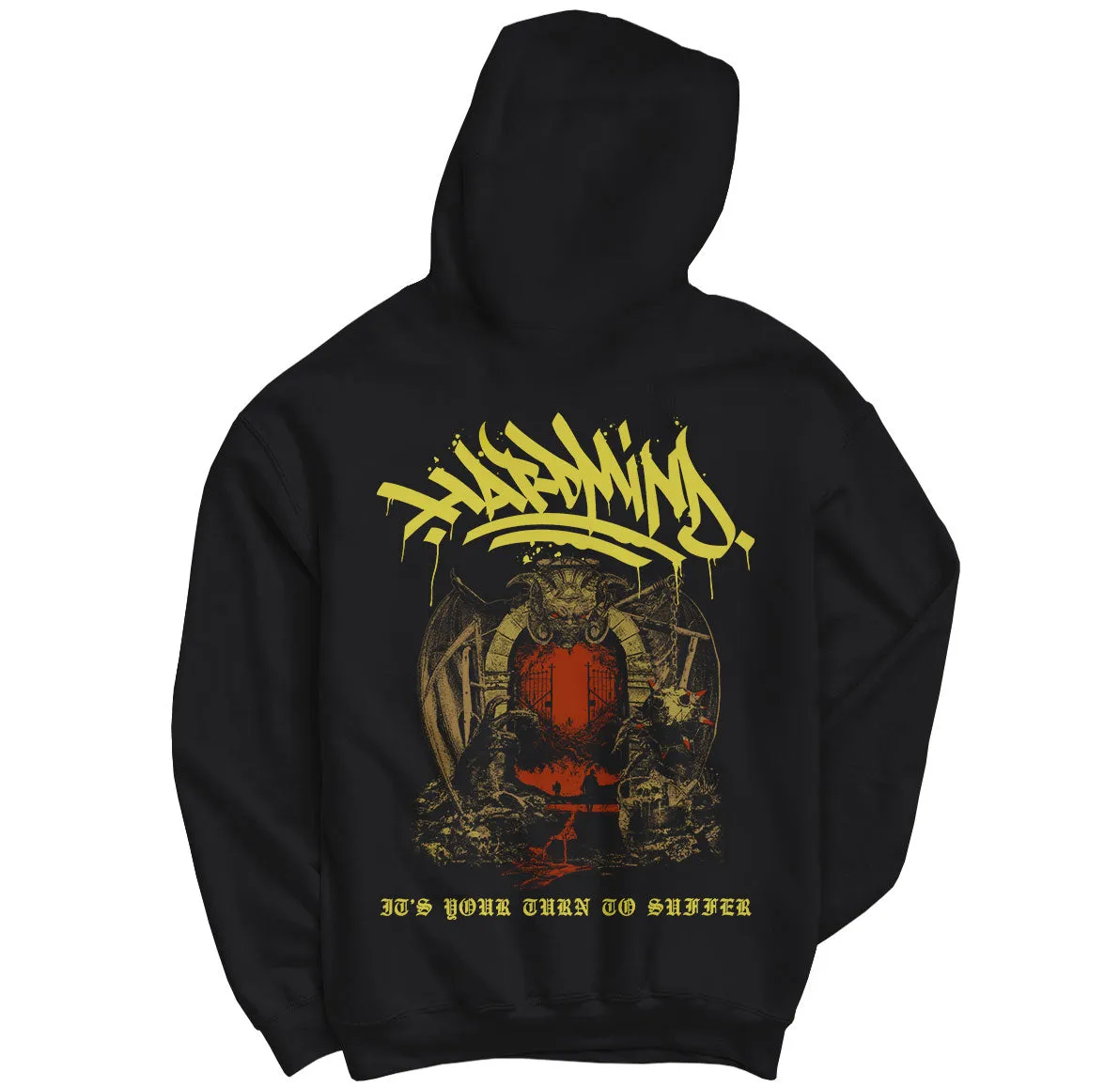 HARDMIND "Endless Fall" Black Hooded Sweatshirt