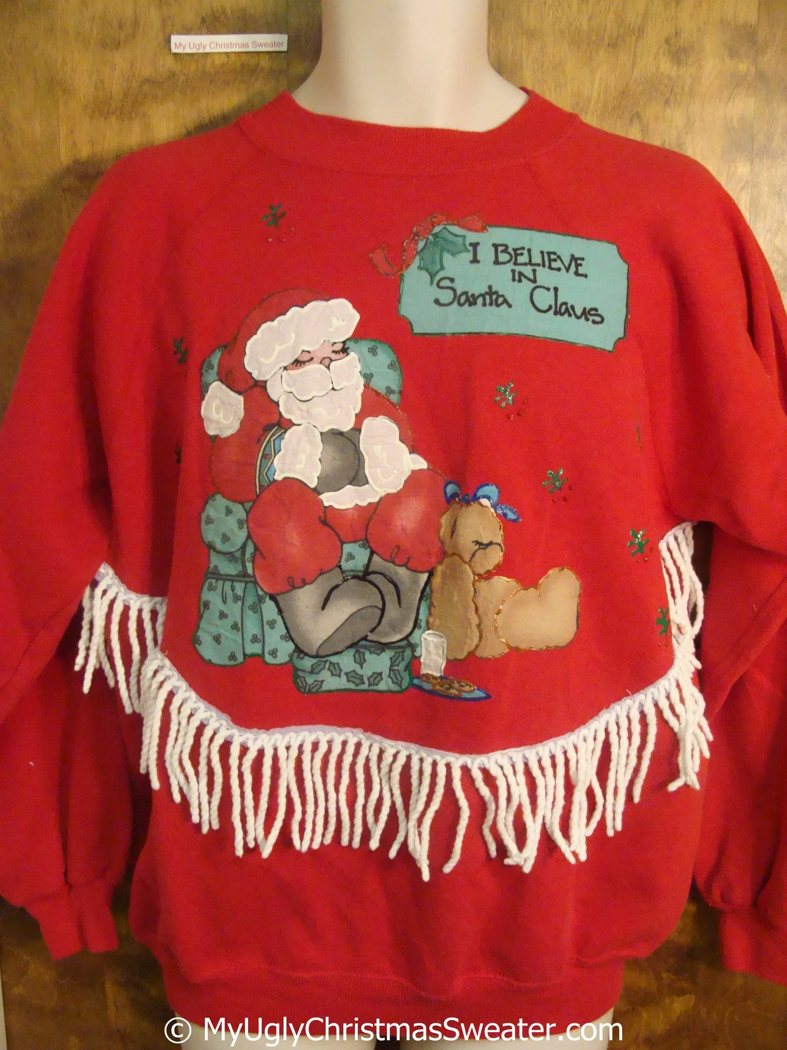 I BELIEVE IN SANTA CLAUS Tacky Christmas Sweatshirt