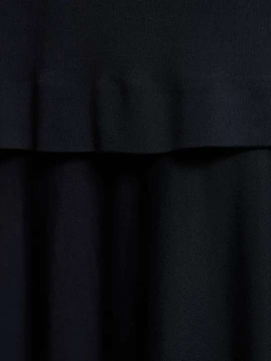 Jil Sander   Fluid viscose crepe long dress 