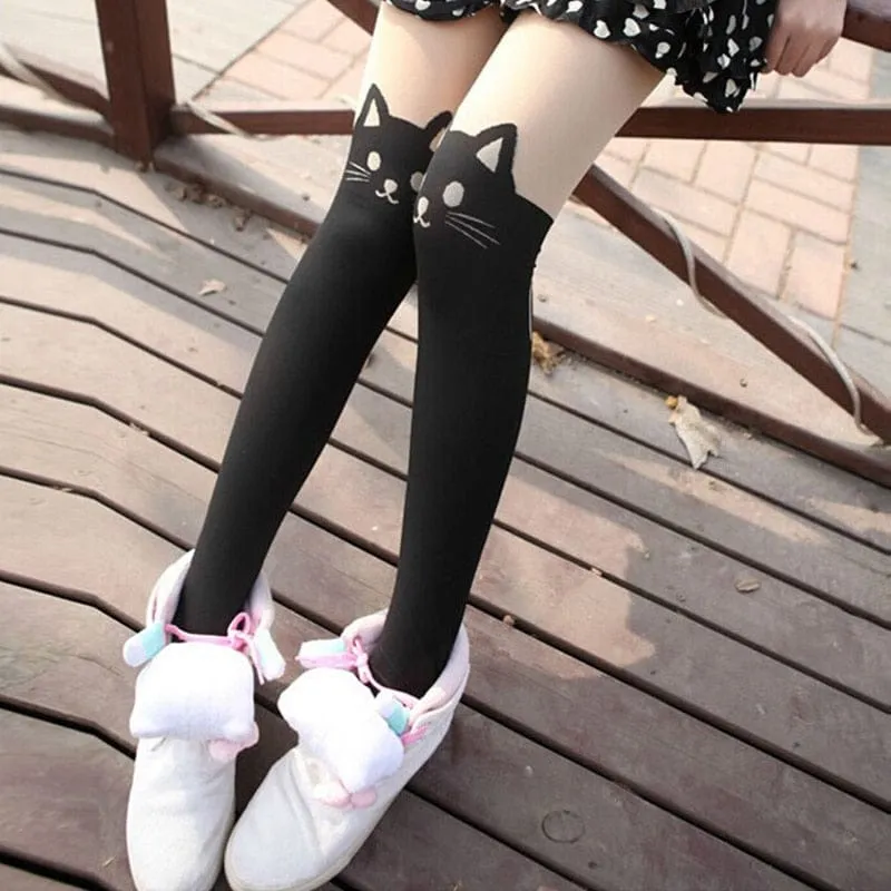 Kawaii Cat Stocking Tights