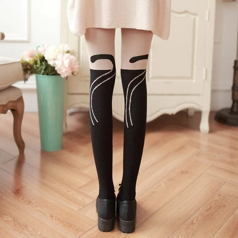 Kawaii Cat Stocking Tights