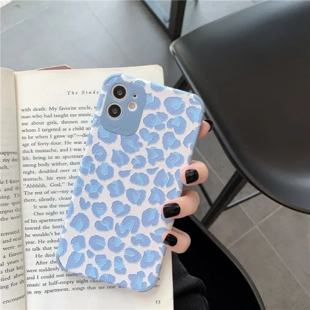 Luxury Pink Leopard Print iPhone Case