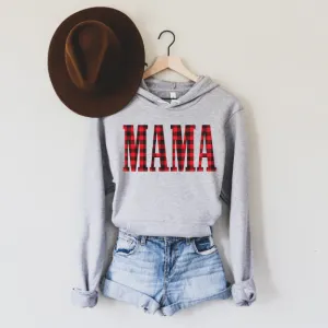 Mama Hoode- Plaid