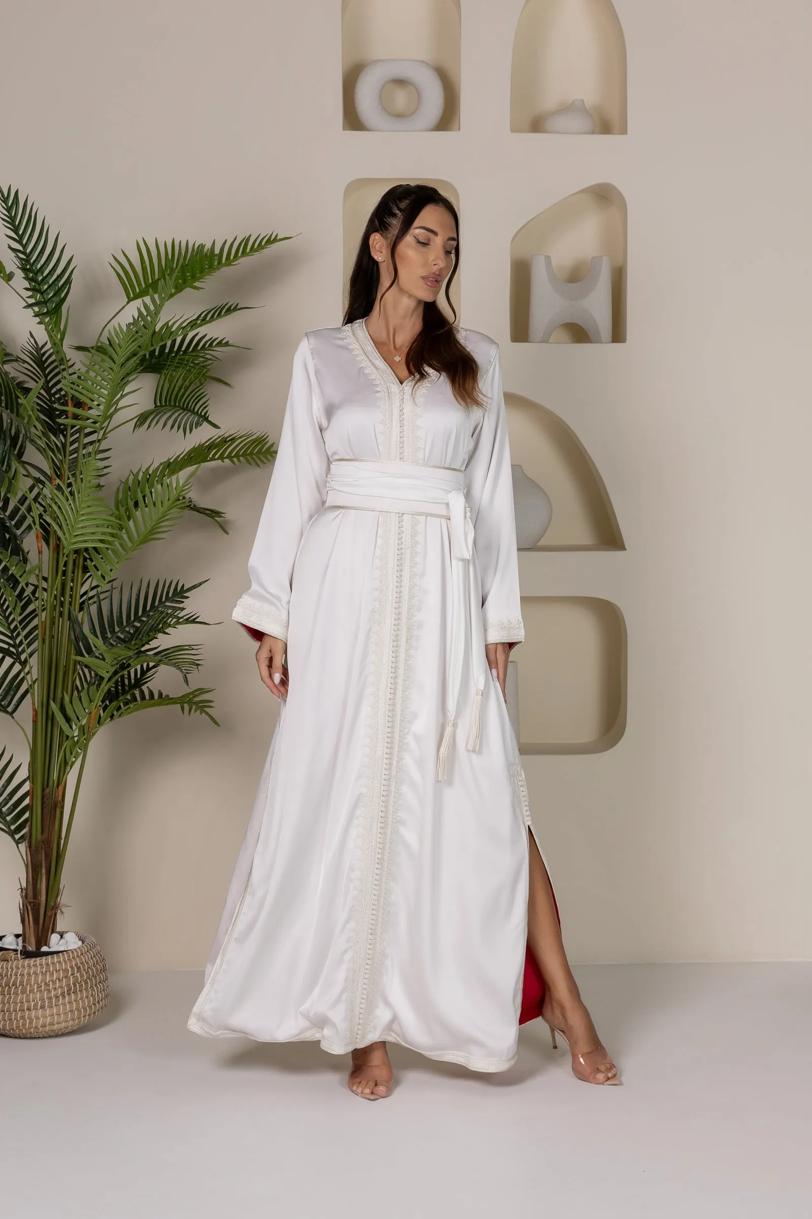 MARRAKECH ROSE MOROCCAN KAFTAN