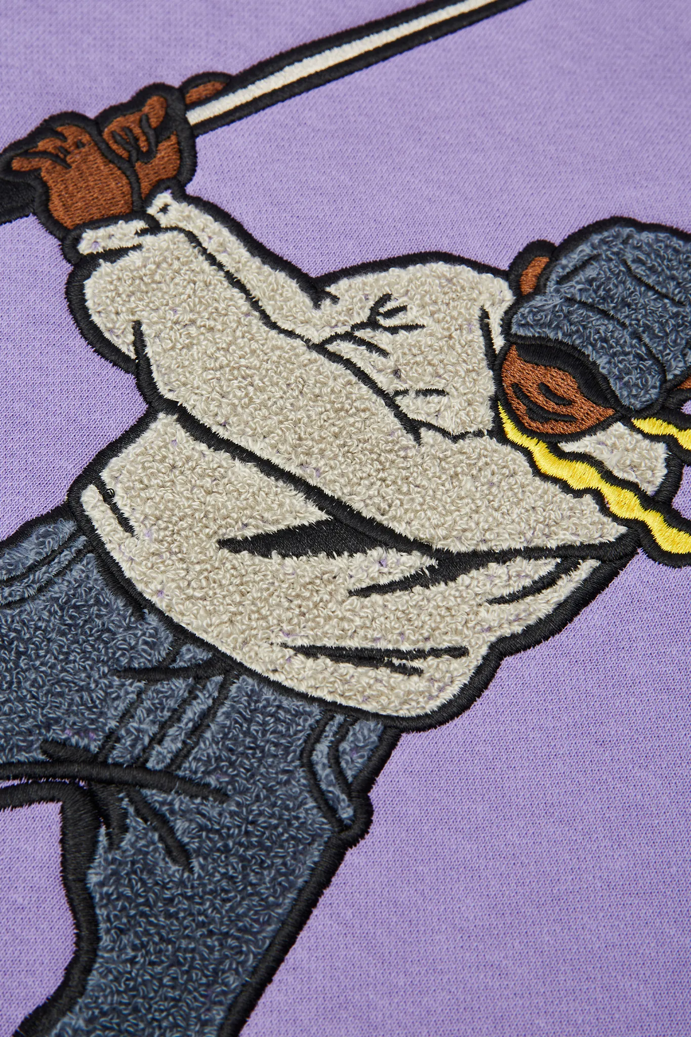Men's Core Fleece Crew Swingman Paisley Purple