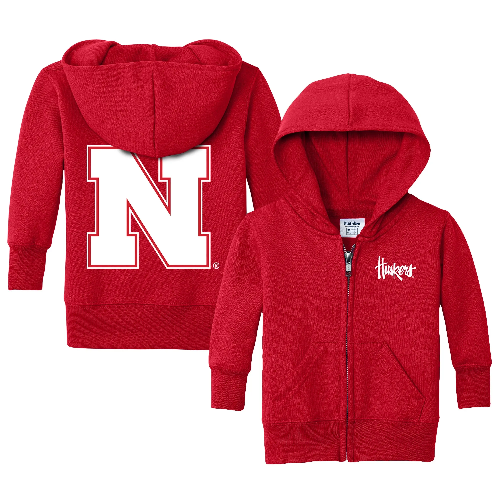Nebraska Cornhuskers Logo Infant Full-Zip Sweatshirt