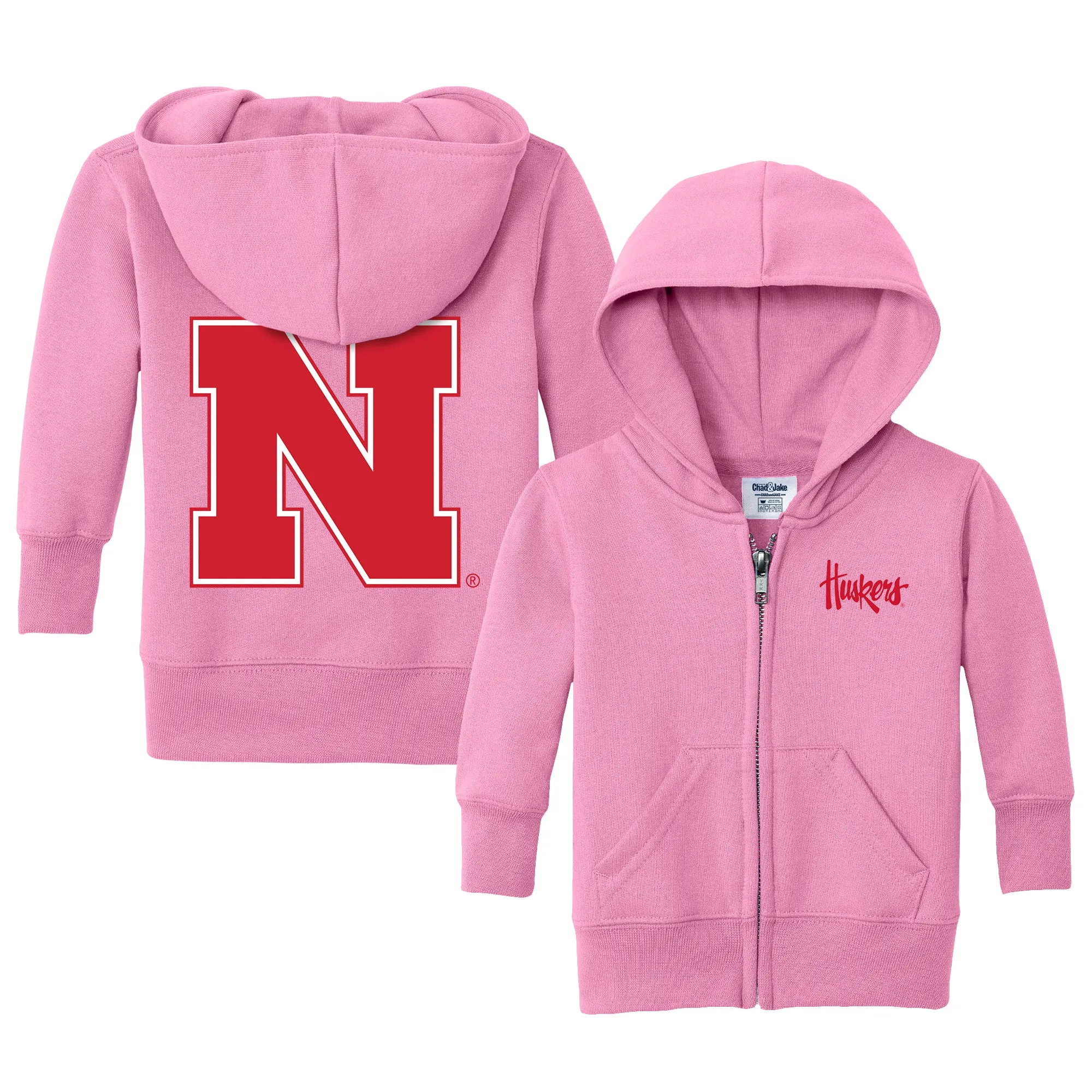Nebraska Cornhuskers Logo Infant Full-Zip Sweatshirt