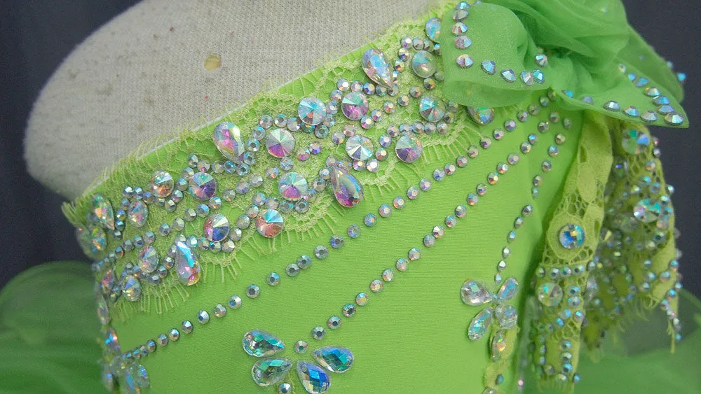 One Shoulder Toddler/Baby Girl Glitz Cupcake Pageant Dress