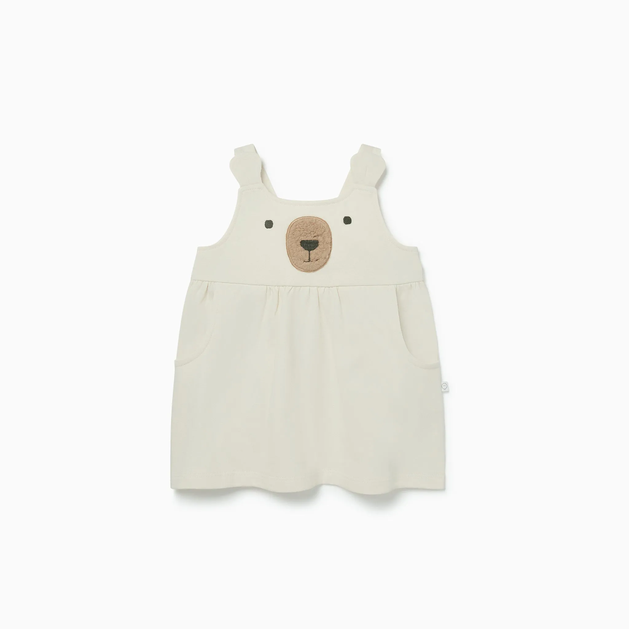 Sherpa Bear Pinafore Dress