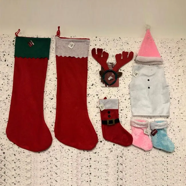 Small Luxury Christmas Stocking