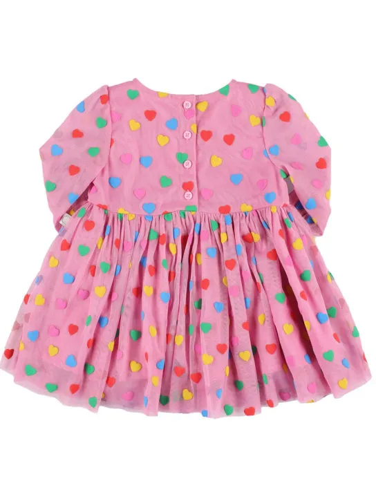 Stella McCartney Kids   Recycled tulle dress w/hearts 