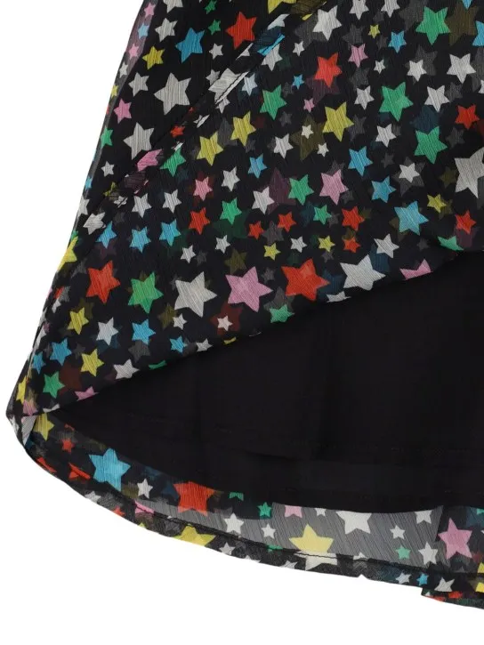 Stella McCartney Kids   Star print georgette dress 