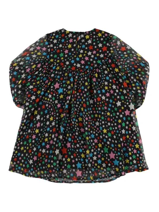 Stella McCartney Kids   Star print georgette dress 
