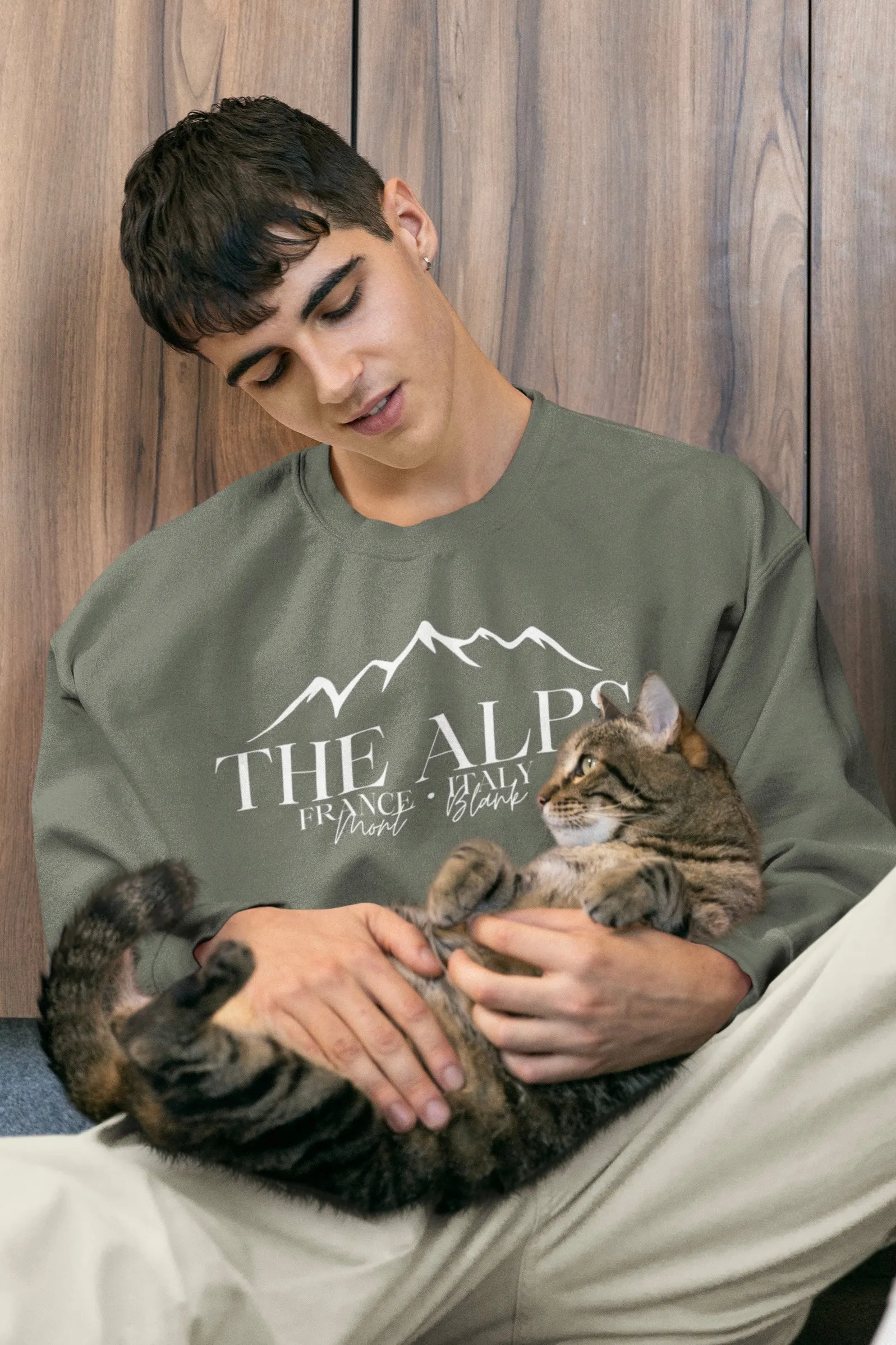 THE ALPS Graphic Printed Sweatshirt