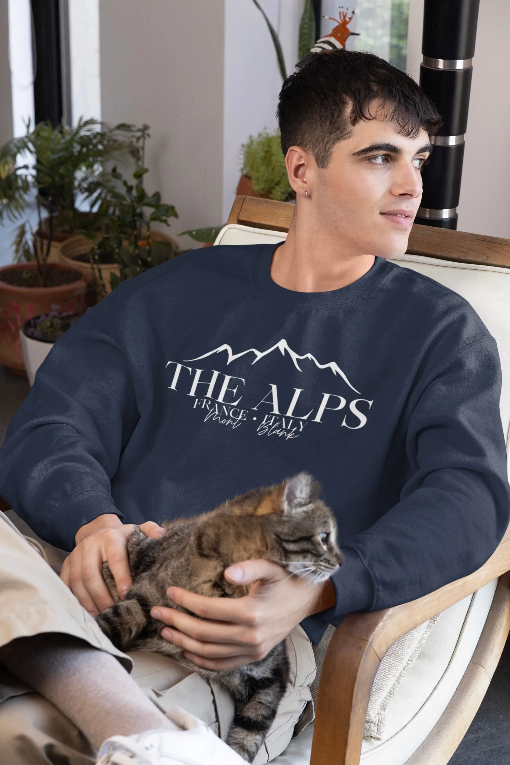 THE ALPS Graphic Printed Sweatshirt