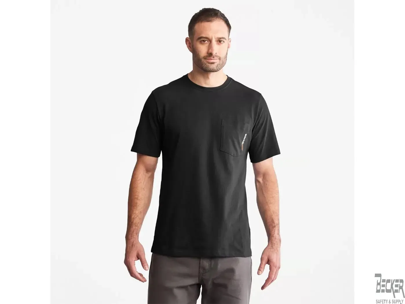 TIMBERLAND PRO - Base Plate Short Sleeve T-Shirt, Burnt Olive