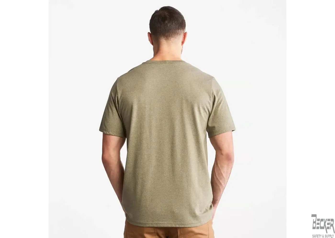 TIMBERLAND PRO - Base Plate Short Sleeve T-Shirt, Burnt Olive