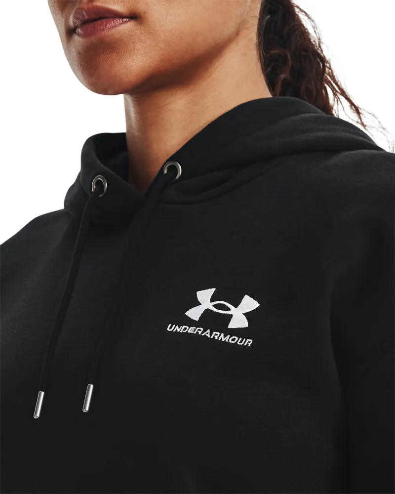 Under Armour Women&#x27;s Essential Fleece Hoodie Black | Buy Under Armour Women&#x27;s Essential Fleece Hoodie Black here | Outnorth