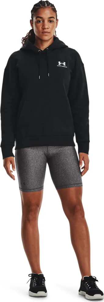 Under Armour Women&#x27;s Essential Fleece Hoodie Black | Buy Under Armour Women&#x27;s Essential Fleece Hoodie Black here | Outnorth