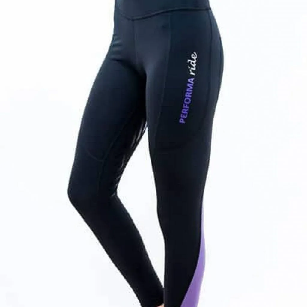 Unleash Your Style with Color Block Equestrian Rider Tights