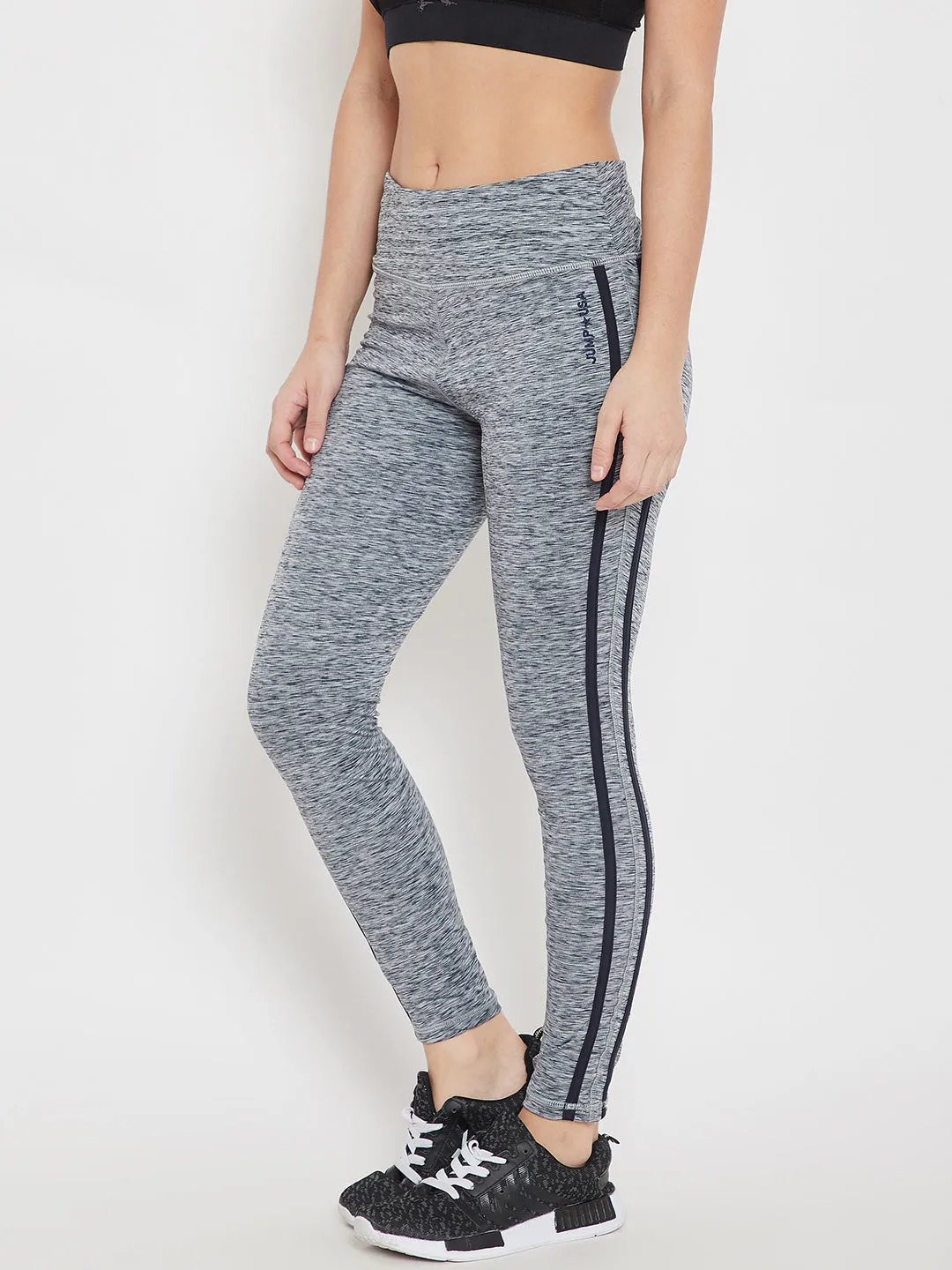 Women Sports Navy Blue Tights
